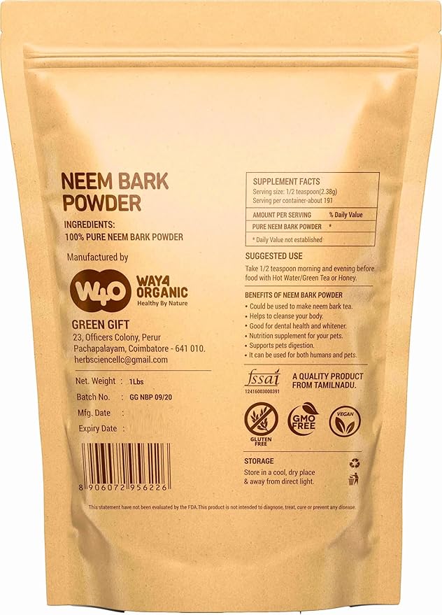 Neem Bark Powder and Neem Turmeric Bundle