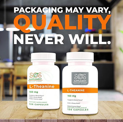 SOS Magnesium Complex - 300mg Capsules of Magnesium Glycinate, Aquamin Magnesium & Magnesium Citrate for Muscle Relaxation, and Sleep, High Absorption, Vegan, Non-GMO 45 Servings