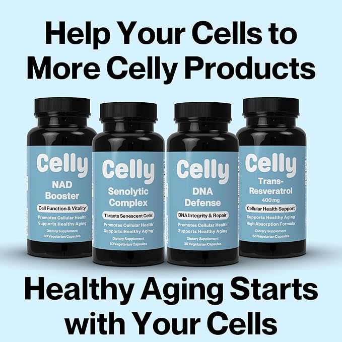 Mitochondrial Health | Longevity Supplement for Cellular Nutrition and Healthy Aging | Promotes Mitochondria ATP Energy with CoQ10, Resveratrol & Green Coffee | Made in USA & 3rd Party Tested