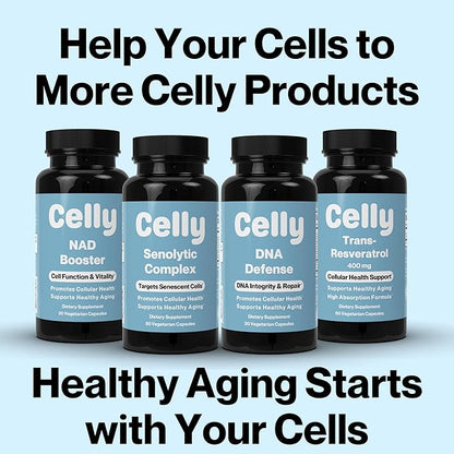 Mitochondrial Health | Longevity Supplement for Cellular Nutrition and Healthy Aging | Promotes Mitochondria ATP Energy with CoQ10, Resveratrol & Green Coffee | Made in USA & 3rd Party Tested