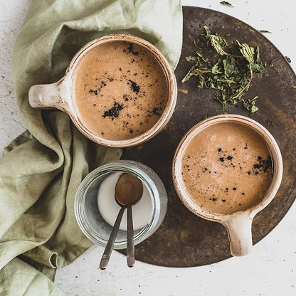 Erbology Organic Chaga Mushroom Powder 50 Servings - 7% Beta-glucans - Immunity Support - Inonotus Obliquus - Small Batch - Sustainably Wild Harvested in Finland - Vegan - Non-GMO - No Added Fillers