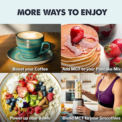 Organic MCT Oil Powder - Unflavored | Pure MCT Powder from Organic Coconuts | Keto-Friendly, Easy to Mix, No Fillers | Boost Energy, Focus & Metabolism | 1 Month Supply