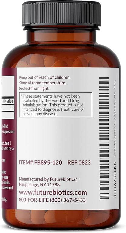 Futurebiotics CoQ10 100 MG Cellular Energy Production, 120 Vegetarian Capsules