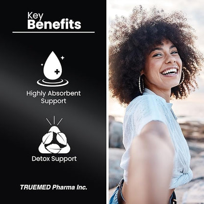 Activated Charcoal Capsules 1200 MG, 60 Veg Caps, 30-Days Premium Detox & Digestive Support, Gas & Bloating Relief, Organic Coconut Shell Charcoal, Gut Health, USA Made.