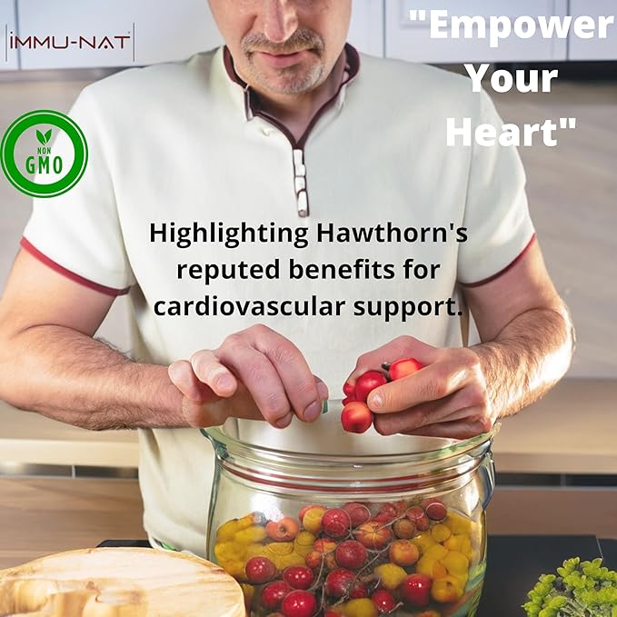 Hawthorn Berry Liquid Supplement (8.5oz) Cardiovascular & Blood Pressure Support - Herbal Formula