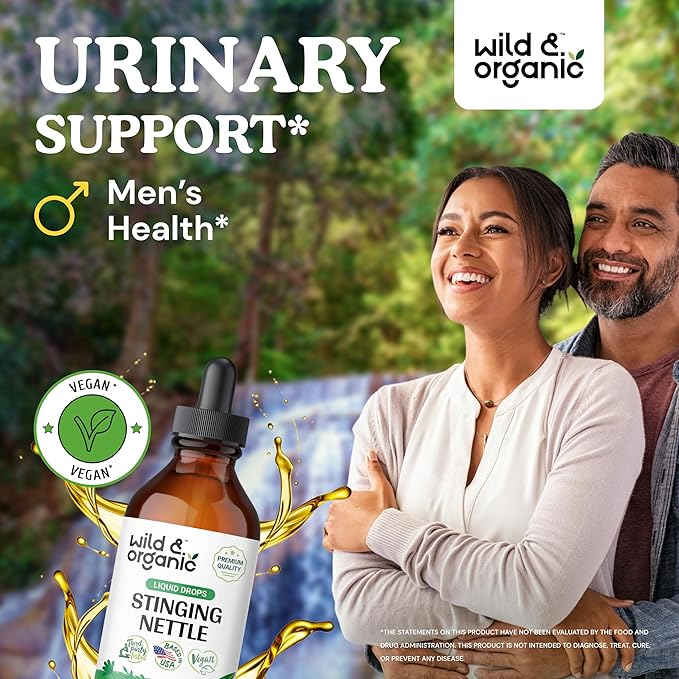 Wild & Organic Sea Moss Tincture 4 fl oz & Stinging Nettle Root Tincture 4 fl oz