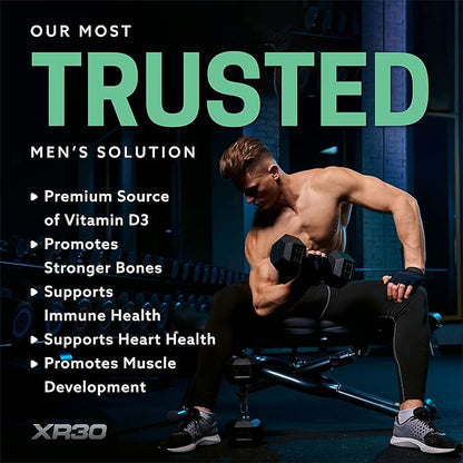 Vitamin D3 5000IU Cholecalciferol - Superior Bone & Muscle Support - 365 Softgels - Made in USA