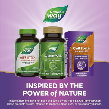 Nature's Way Systemwell Ultimate Immune*, with Vitamins C, A, D, Zinc, Selenium, Multi-System Botanical Blends Including Immune, Respiratory, Digestive, & Circulatory, 90 Tablets (Packaging May Vary)