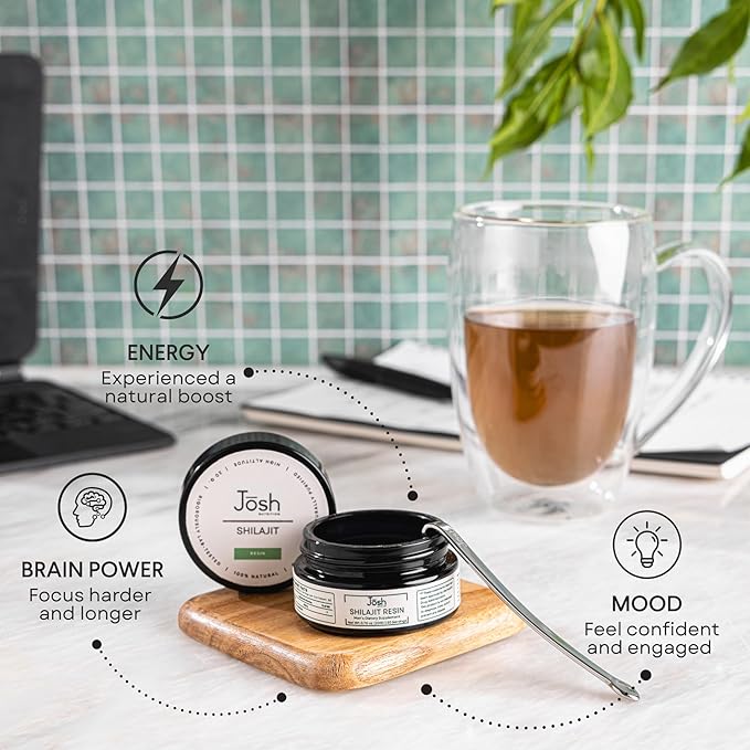 Pure Himalayan Shilajit Resin | High Potency Natural Supplement for Men | Boosts Energy, Focus & Mood | Fulvic Acid & 85+ Trace Minerals | Third-Party Lab Tested | 30 Servings