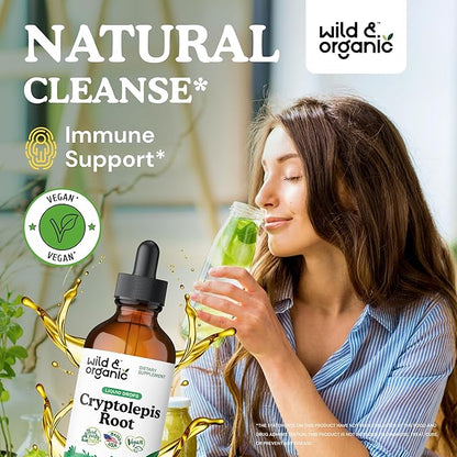 Wild & Organic Cranberry Extract Tincture 4 fl oz & Cryptolepis Root Tincture 4 fl oz