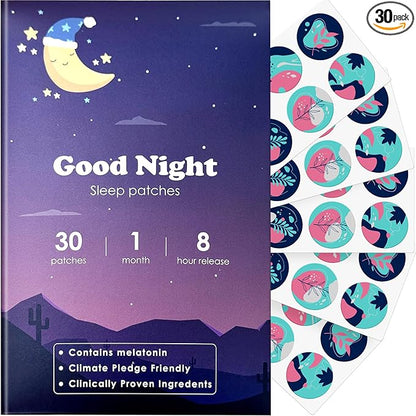 Sleep Patches, 30 Pack Upgraded Deep Sleep Patches for Adults, All Natural Deep Patch, for Men and Women, Highly Breathable and Suitable for Hot Weather，Easy to Use That Last All Night