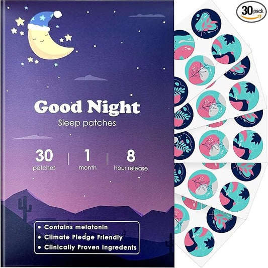 Sleep Patches, 30 Pack Upgraded Deep Sleep Patches for Adults, All Natural Deep Patch, for Men and Women, Highly Breathable and Suitable for Hot Weather，Easy to Use That Last All Night