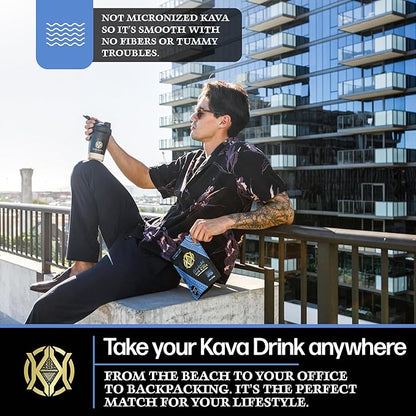 Koa Kava Dehydrated Instant Kava - 100% Dehydrated Instant Green Fijian Kava Root Powder, 4 oz (113g)