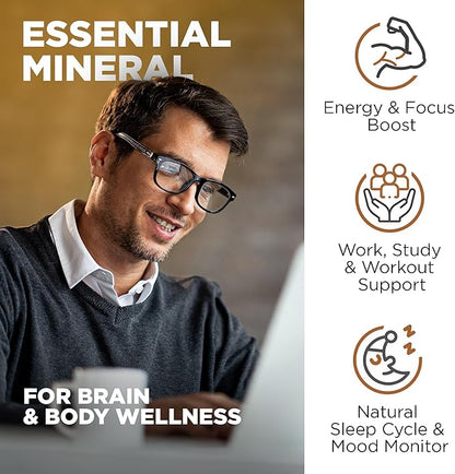 Nutrivein Premium Magnesium L-Threonate Supplement (Magtein) 2207 mg - 90 Caps (3 a Day): High-Absorption Magnesium Threonate for Brain, Sleep, Mood & Recovery