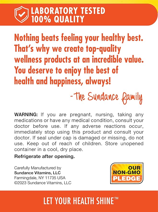 Sundance Probiotic-14 Complex | 3 Billion Active Cultures | 60 Capsules | Non-GMO and Gluten Free Supplement