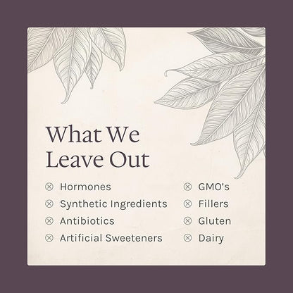 Enhanced Grass Fed Beef Liver with Reishi & Cordyceps Mushroom, Ginseng, Rhodiola - 4500mg Energy Production, Immune Support, Stress Relief, Total Body Wellness