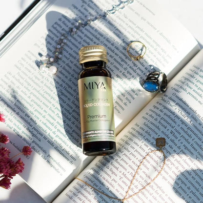 Premium Liquid Collagen for Women | 10,000 mg of Marine Collagen | Red Berries and Grape Flavor | Supports Skin, Hair & Nails | Beauty Supplement | Box with 10 Shots