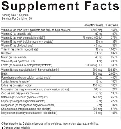 Celebrate Vitamins CelebrateONE 18, 18mg Iron - One A Day Bariatric Multivitamin, Essential Vitamins & Minerals - Gastric Bypass & Sleeve Gastrectomy Supplement (30 Capsules)