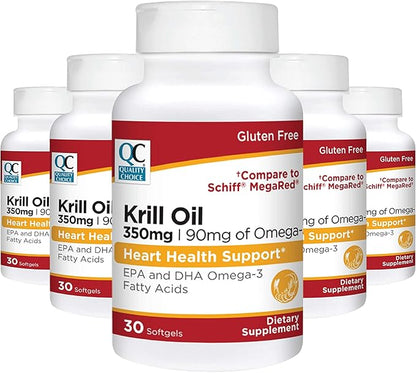 Quality Choice Krill Oil 350 Mg Softgels 30Ct