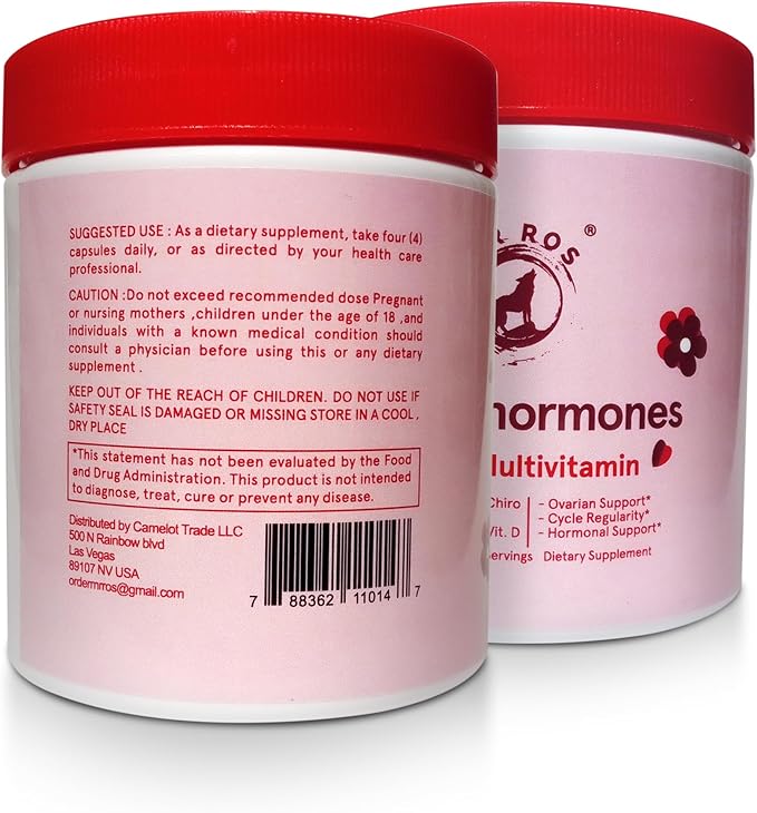 Happy Hormones PCOS Multivitamin Capsules - Myo-Inositol and D-Chiro Inositol Supplement - Omega-3 and Vitamin D3 Supplement Capsules - 40:1 Ratio, 120 Easy Swallow Caps