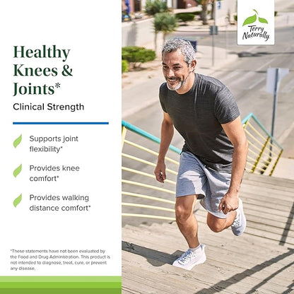 Terry Naturally Healthy Knees & Joints - Dietary Supplement to Support Bone Health & Joint Flexibility - Healthy Knee & Hip Aid with Calcium Fructoborate - 60 Capsules