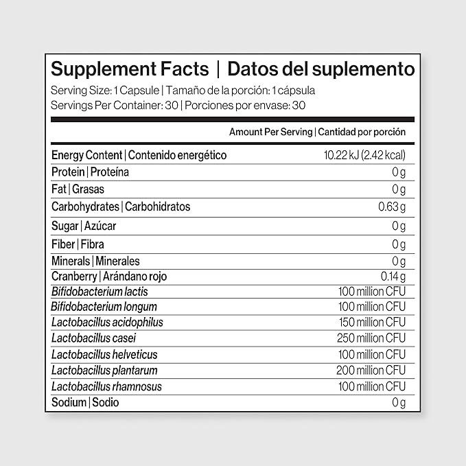 Immunotec PROBIO 3+ with Cranberry