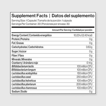 Immunotec PROBIO 3+ with Cranberry