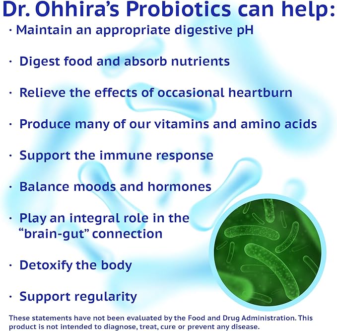 Dr. Ohhira’s Probiotics Original Formula with 3 Year Fermented Prebiotics, Live Active Probiotics and The only Product with Postbiotic Metabolites, 100 Capsules
