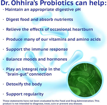 Dr. Ohhira’s Probiotics Original Formula with 3 Year Fermented Prebiotics, Live Active Probiotics and The only Product with Postbiotic Metabolites, 100 Capsules