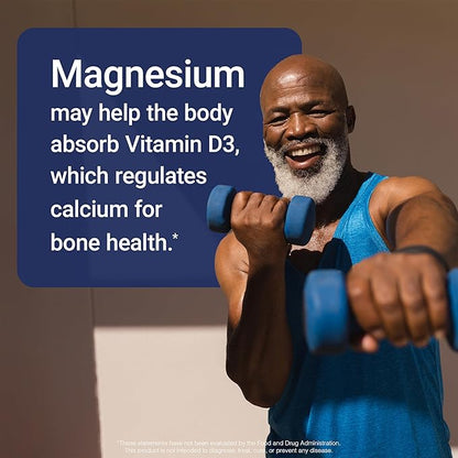 U.S. Doctors' Clinical 1200mg Calcium Citrate & Carbonate Complex with Magnesium & Vitamin D3 - Calcium Supplement for Bone Strength, Muscles & Nerves - Vegan, Non-GMO - 120 Tablets - 2-Month Supply