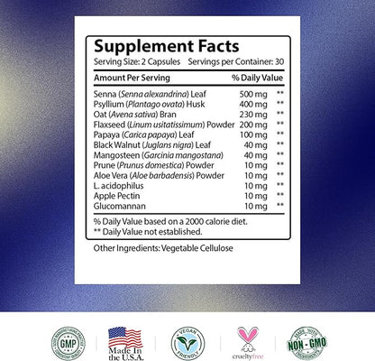 Research Verified ConstiRelief - The best Supplement for Constipation Relief on the market - with L. Acidophilus for long term health and prevention. 100% back guarantee! (Pack of 3)