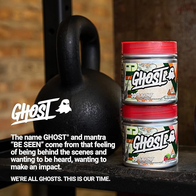 GHOST Joint Supplement, Orange Cream (30 Servings) - Daily Joint Maintenance Supplement for Men & Women - Glucosamine HCL, Chondroitin Sulfate & Curcumin - Cartilage, Bones & Joint Support