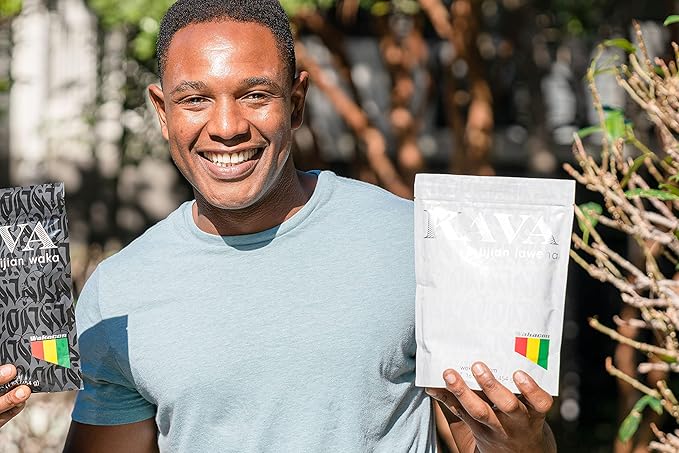 Kava Lawena Powder – Authentic, Noble Kava Crown Root Powder from Fiji – Premium, Responsibly Sourced, 16 Oz