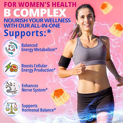 Bundle: Akkermansia Probiotics Gummies & Methylated B Complex Vitamin Gummies for Women