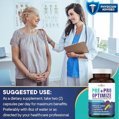 Pro Optimize Probiotics for Women, Menopause, 70 Billion CFU, Digestive Health - Support for Bloating, Hot Flashes, Joint Support, Night Sweats - Gut Health & Metabolism - Dong Quai (180 (Pack of 3))