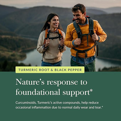 Gaia Herbs Turmeric Supreme Extra Strength Gummies - Supports Swelling Relief to Help Maintain an Active Lifestyle - Lemon Ginger Flavor - 60 Vegan Organic Gummies (20-Day Supply)