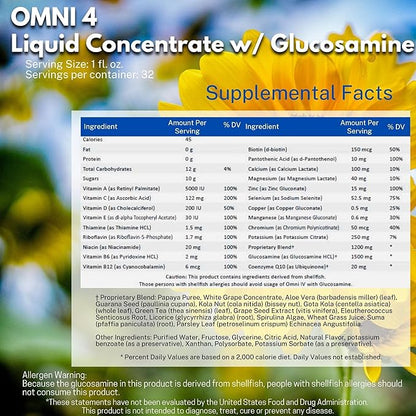 Omni IV with Glucosamine and Co-Q10, 32 oz