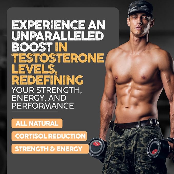 Sergeant Steel Blended with shilajit,Ashwagandha,mucuna,Magnesium,Nettle,zinc and Others for,Muscle Growth,Energy,Calm and Immune Support.300 Capsules 2 Months Supply.