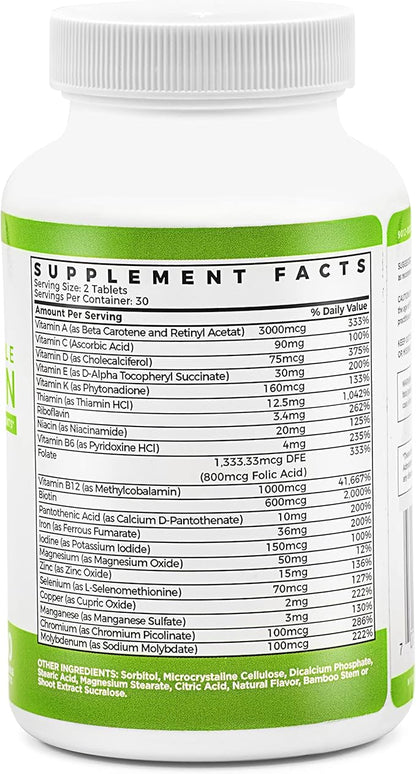 BariSlim Advanced Chewable Bariatric Multivitamin Tablets - Bariatric Vitamin and Supplement for Post Bariatric Surgery Including Gastric Bypass and Gastric Sleeve | Orange (60 Count)