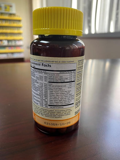 MASON NATURAL Vitamin Megavite Fruits and Veggies Mineral Formula, 60 Count