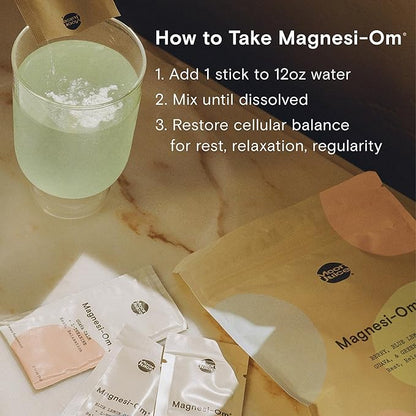 Moon Juice Tutti Frutti Magnesi-Om Variety Pack | Magnesium + L-Theanine | for Natural Calm + Regularity | Magnesium Citrate | Sugar Free | Guava, Green Grape, Blue Lemon, Berry | (24 Sticks)