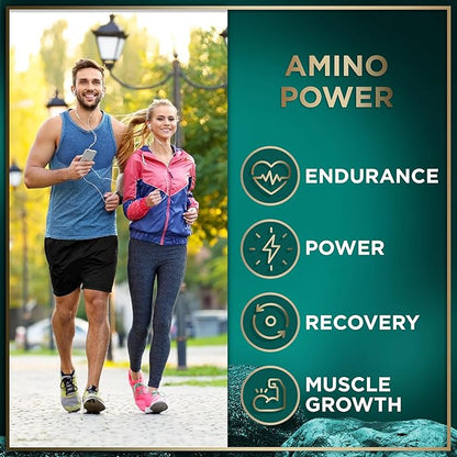 WILD FUEL Essential Amino Acid Supplement and Vegan Vitamin B12 Liquid Energy Bundle