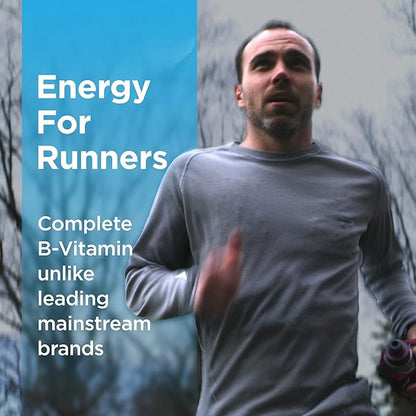 Runner Multivitamin – Engineered Vitamin with Antioxidants for Health/Running Recovery – Complete B Complex for Endurance, Energy – Probiotics, Whole Foods – Certified Running Supplements