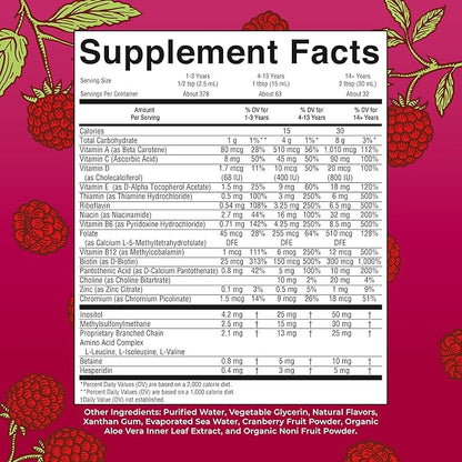 Multivitamin for Women, Men & Kids by MaryRuth's | Liquid Morning Multivitamin | Mens, Womens Vitamins | Vitamin A C D E B6 B12 Biotin Zinc | Beauty | Vegan | Non-GMO | Gluten Free | 32 Servings