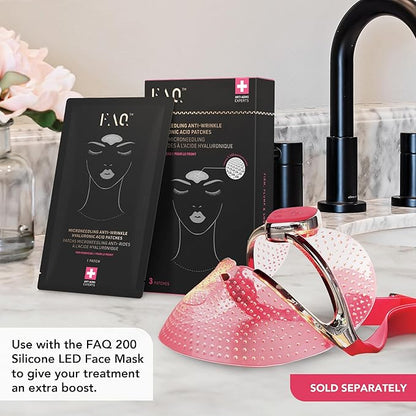FAQ Hyaluronic Acid Patches For Forehead - Forehead Patches - Travel -friendly Skin Care - 3 pcs.