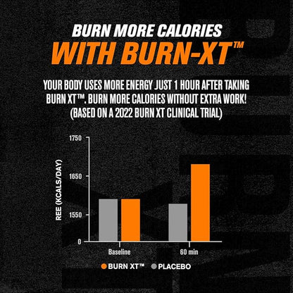 Jacked Factory Burn-XT Clinically Studied Fat Burner & Weight Loss Supplement (60 Capsules) & Burn XT Max High Performance Fat Burner (90 Capsules)