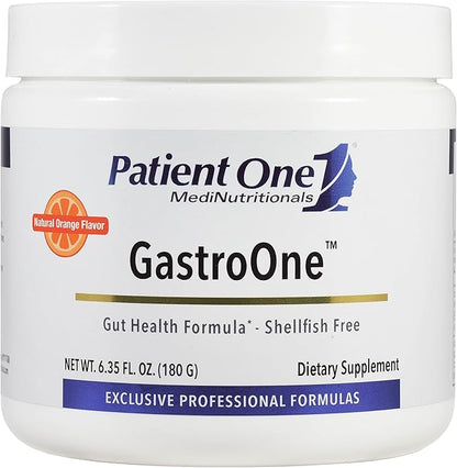Patient One GastroOne | Powder Supplement to Support GI Lining and Gut and Digestive Health* | with Glutamine, DGL, Ginger, nAG and More | 6.35 oz