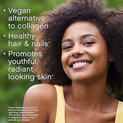 NeoCell Vegan Beauty Builder Collagen Alternative; Plant-Based Vegan Collagen-Booster Supports Collagen Production; Hibiscus Flavored; 8 g Powder/Serv; 30 Servs; 8.5 Oz,* (Pack of 2)