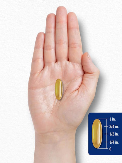 Carlyle Burpless Fish Oil 3600 mg | 300 Softgels | with Omega-3 Fatty Acids | Lemon Flavor | Non-GMO, Gluten Free Supplement | by Wild Pacific