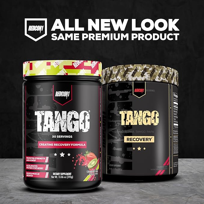 REDCON1 Tango Creatine Powder, Grape - Sugar Free + Keto Friendly Creatine Supplement - Betaine Anhydrous for Muscle Endurance & Strength (30 Servings)